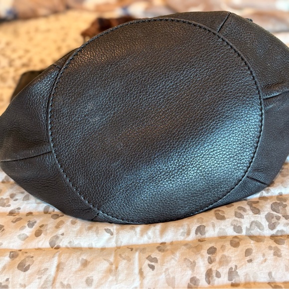 The Sak Brand Brown Leather Slouchy Tote Bag with Braided Handles - Picture 10 of 13